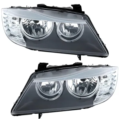 Für BMW 3er E90 Limo E91 Touring 08-11 Scheinwerfer Angel Eyes Links + Rechts in der Farbe von AD TUNING GmbH & Co. KG