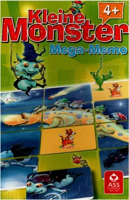 Produktbild von Kleine Monster (Kinderspiel), Mega Memo
