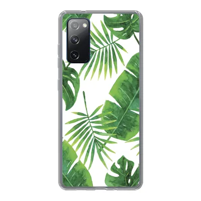 Produktbild von MuchoWow® Handyhülle Schutzhülle Hülle für Samsung Galaxy S20 FE Tropisch - Blätter - Muster Silikon Softcase Handy Hülle - Abdeckung