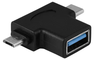 Obrázok produktu pre Mini 2 v 1 Micro USB USB 3.1 typ C konektor na 3.0 zásuvku OTG konvertor adaptér