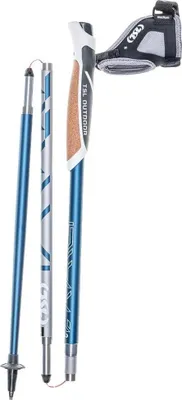 Produktbild von Tsl Outdoor Trail Aluminium 4 Stöcke Blau 125 cm Blau 125 cm