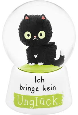 Produktbild von Sheepworld Traumkugel Schneekugel Katze, Höhe 6,5 cm, Durchmesser 4,5 cm