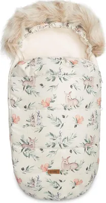 Obrázek produktu pro Cortina Romper bag deer vintage 100 x 50 - Zimní teplo pro děti se stylem | Nepromokavý spací pytel do kočárků, odrážedel a sáněk