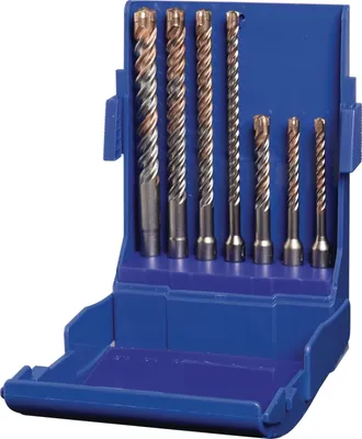 Produktbild von Hammerbohrer-Satz Multicutter 4 7-teilig SDS-plus Kunststoffkassette