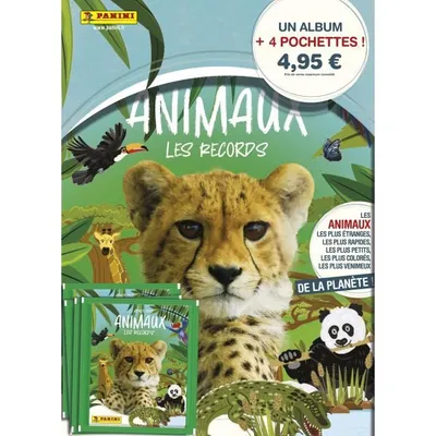 Image de TIERE - PANINI - Album + 4 Taschen