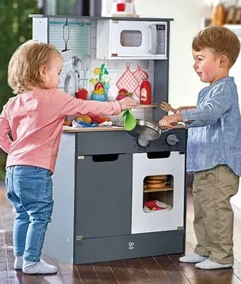 Produktbild von Hape Kitchen with Light & Sound, Küche, 3 Jahr(e), Mehrfarbig, Holz