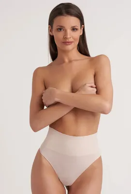 Produktbild von Gatta - Seamless String Damen - Strings Nahtlos High Waist - Nude - L