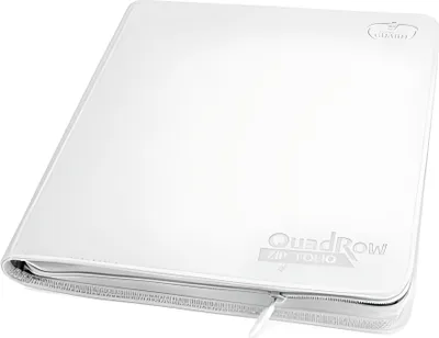 Image de Ultimate Guard 12-Pocket QuadRow Zipfolio Xenoskin blanc