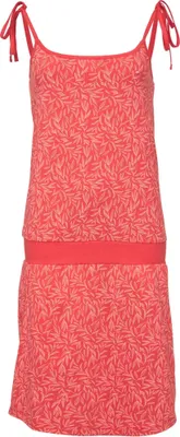 Produktbild von Damenkleid Baela Rot kurz halb tailliert atmungsaktiv mit Bindeträgern und 2 Taschen