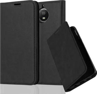Produktbild von Cadorabo Hülle für Motorola MOTO G5S Schutz Hülle in Schwarz Handyhülle Etui Case Cover Magnetverschluss