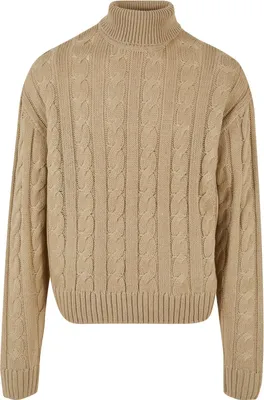 Produktbild von Urban Classics - Boxy Rollkragen Sweater wetsand - L