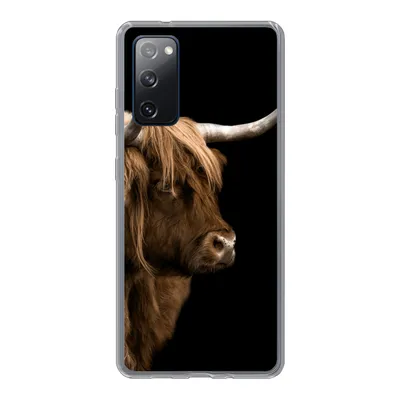 Produktbild von MuchoWow® Handyhülle Schutzhülle Hülle für Samsung Galaxy S20 FE Schottischer Highlander - Kuh - Schwarz Silikon Softcase Handy Hülle - Abdeckung