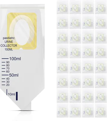 Produktbild von Urinbeutel für Babys 32 Stück, 100 ml, ausfallsicher, für Reisen