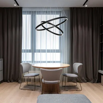 Produktbild von Maytoni MOD058PL-L74B4K, LED, 4000 K, 5200 lm, IP20, Schwarz, Weiß