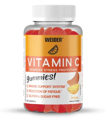 Image de Vitamine C - Weider - Vitamin C (84 gummies) - Saveur Orange