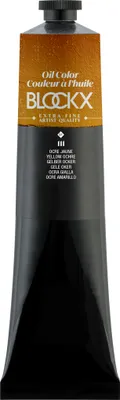 Obrázek produktu pro Blockx Olejová barva, okrově žlutá - tuba 200 ml - okrově žlutá| 216111BXC