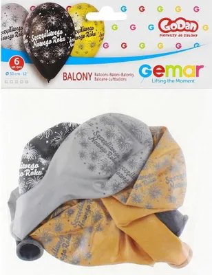 Zdjęcie produktu dla Balony Premium - Metalliczne 12" na Sylwestra - Elegancja i magia na Twojej imprezie!