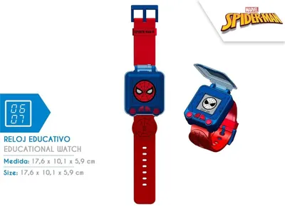 Produktbild von Marvel Spiderman Pä dagogische Digitaluhr mit Spielen