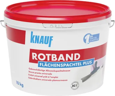 Produktbild von Knauf Rotband Flächenspachtel Plus 10 kg