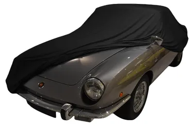 Image de Housse de voiture intérieure adaptée à Fiat 850 Housses intégrales Noir Bâche