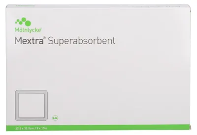 Productafbeelding van Mextra Superabsorberende verbanden, 22,5 x 32,5 cm, 10 stuks