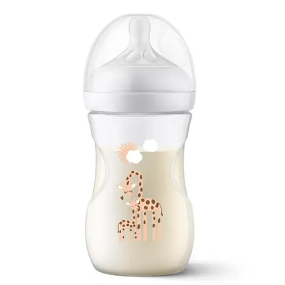 Immagine prodotto di Philips Avent SCY903/66 Biberon Natural Response, 260 ml, a forma di giraffa