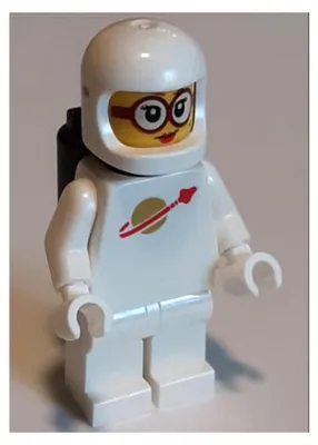 Immagine prodotto di LEGO Minifigura Classic Space - Bianca con bombole d'aria nere, femmina (sp144)