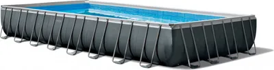 Obrázek produktu pro Intex 26364NP, 31805 l, Rámový bazén, Děti a dospělí, 6 člověk/lidí, Žebřík, Šedá