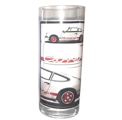 Produktbild von Porsche Longdrinkglas 1973-911 Carrera RS2.7 Longdrinkglas Sammlerglas 300ml Gläser Limited, aus hochwertigem Kristallglas, Longdrink Glas