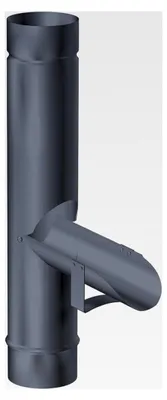 Produktbild von Regenwasserklappe für Fallrohre DN 60 aus Aluminium anthrazit