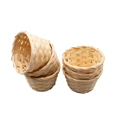 Produktbild von EDUPLAY 200156 Bambus Körbchen 6er Set natur, natur (1 Set)