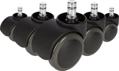 Obrázok produktu pre hjh KANCELÁRSKA stolička koliesko ROLO No-Noise 619026 tvrdá podlaha 11x50mm 5ks.
