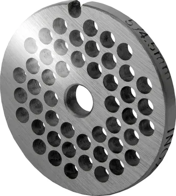 Produktbild von Fleischwolfscheibe, Lochscheibe aus Inox Stahl Größe 5 in 4,5 mm Bohrung von WOLFCUT
