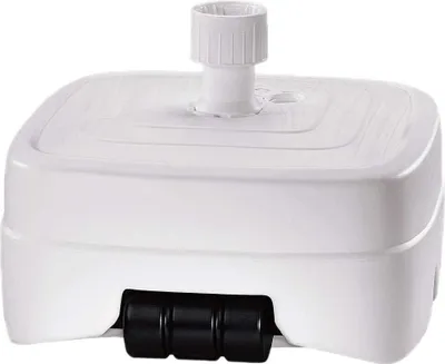 Produktbild von Chillvert 48x48x24 Cm 40l Unterstützung Sonnenschirm Mit Räder 48x48x24 Cm Weiß  Weiß One Size