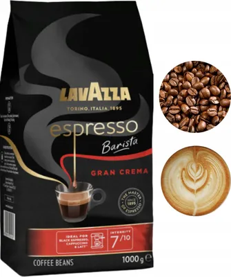 Produktbild von Lavazza Espresso Barista Gran Crema, 1 kg, Espresso, Leichte Röstung, 7/10, Lavazza, 1 Stück(e)
