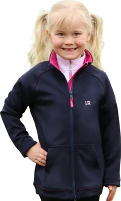 Obrázek produktu pro Little Rider - Dětská softshellová bunda "Sue" BZ4251 (128) (Námořnická modrá/růžová)