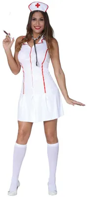 Produktbild von y Krankenschwester Kleid als Karneval Damen Kostüm Gr. S - M , Größe:S