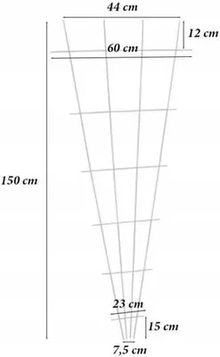Immagine prodotto di Supporto a ventaglio per piante rampicanti 150x60cm Supporto stabile per il giardino