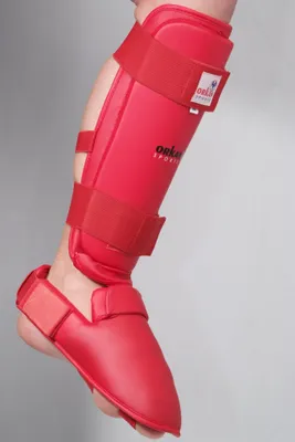 Produktbild von Orkan Schienbein- und Fußschutz Karate XL Rot