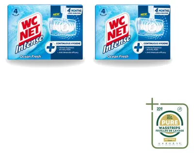 Produktbild von 2 x WC Net Toiletblock Ocean Fresh - Vorratspackung - 2 Stücke