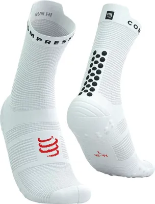 Obrázok produktu pre Compressport Pro Racing V4.0 Run High White/Black/Core Red T1 Bežecké ponožky
