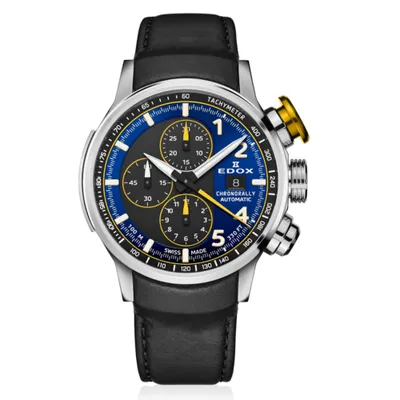 Productafbeelding van Edox - 01129 TTNJCN BUNJ - Polshorloge - Heren - Automatisch - Chronograaf