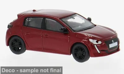 Produktbild von Brekina PCX870594 - 1/87 Peugeot 208 II, dunkelrot, 2019 - Neu