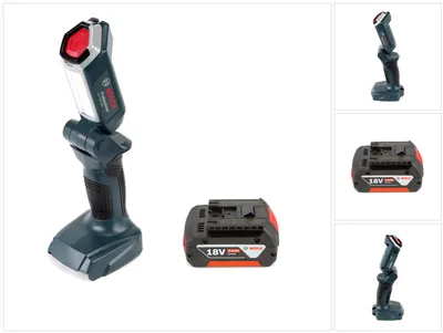 Produktbild von Bosch GLI 18V-300 Akku LED Lampe 18V 300lm + 1x 5,0Ah Akku - ohne Ladegerät