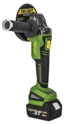 Zdjęcie produktu dla Akumulatorowa szlifierka kątowa Procraft PWA216, 125 mm