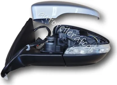 Produktbild von Außenspiegel Spiegel links elektrisch für Für VW PASSAT B7 2010 - 15 silber LA7W