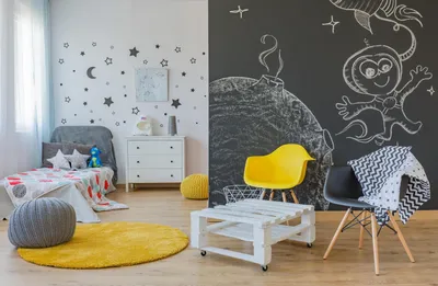 große beschreibbare Tafelfolie – Decords Wandtattoo, Produktansicht 1