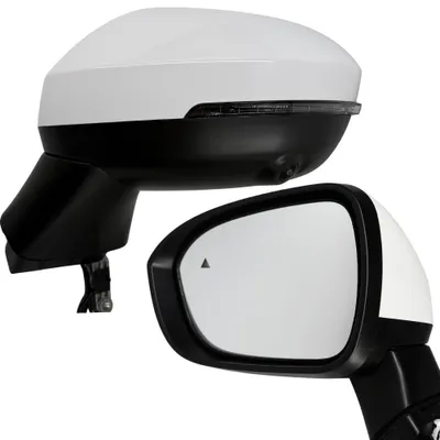 Immagine prodotto di BILMAX Specchietto retrovisore esterno sinistro di ricambio per Nissan X-Trail T33 2022-2026, regolabile elettricamente, ripiegabile elettricamente, con telecamera, con BLISS, bianco, 9+1 pin