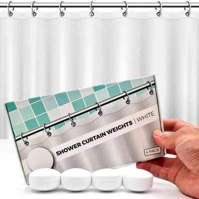Obrázek produktu pro Magnetické závaží na sprchové závěsy se silikonovým obalem