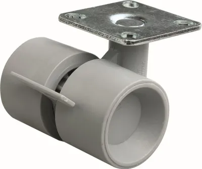 Produktbild von Formula 40-mm-Möbelrolle, graues Gummi